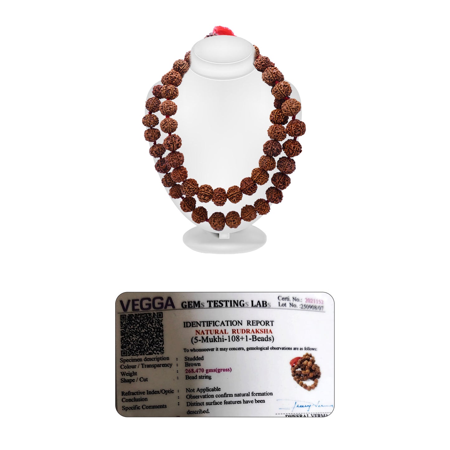 Nepali Rudraksha Mala (108 Beads)