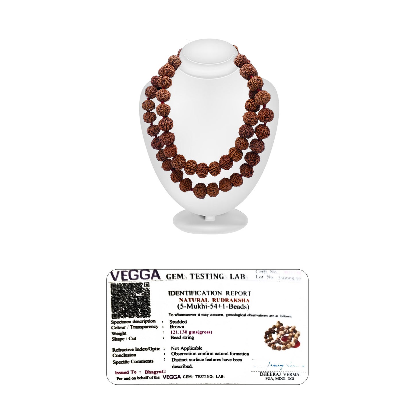 Nepali Rudraksha Mala (54 Beads)