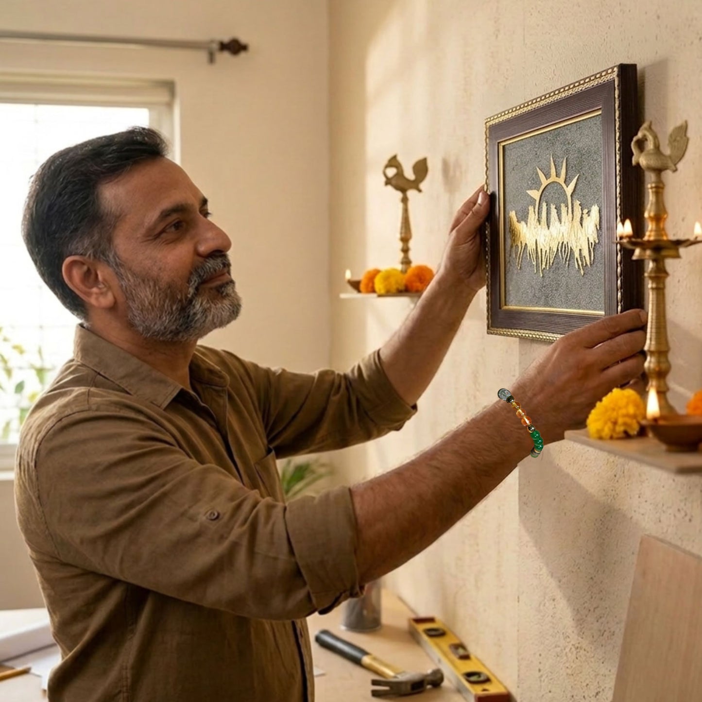 7 Horses Yantra for Wealth & Success + FREE Money Magnet Bracelet