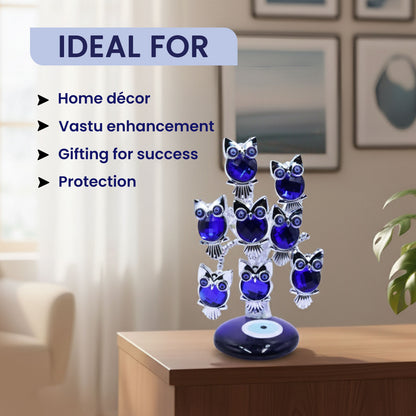 8 Owl Evil Eye Tree