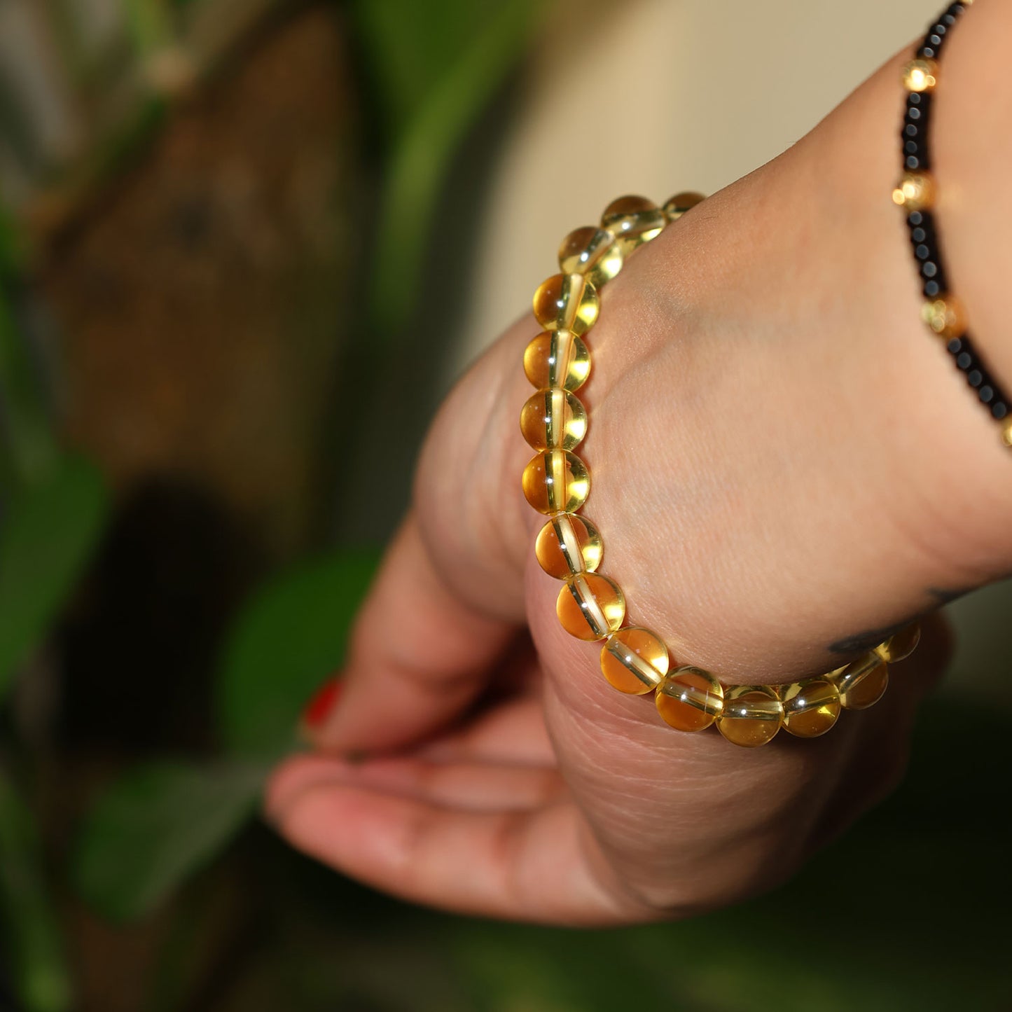 Citrine Bracelet For Prosperity & Success-(8mm)