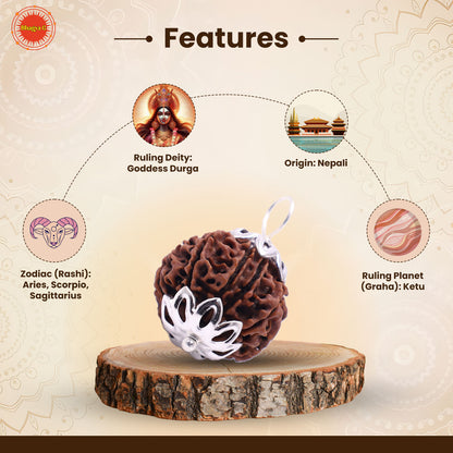 Nepali 9 Mukhi Rudraksha (Lab Certified)
