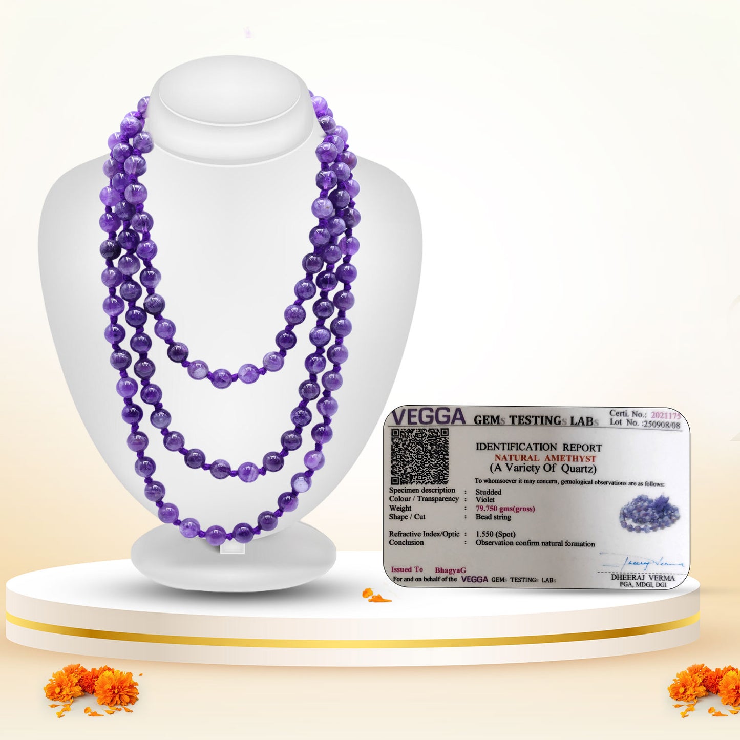 Amethyst Mala