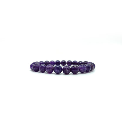 Amethyst AAA Bracelet Meditation & Concentration-(8mm)