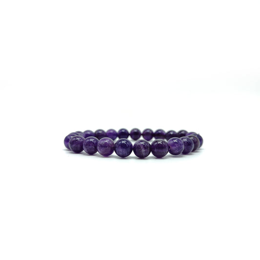 Amethyst AAA Bracelet Meditation & Concentration-(8mm)