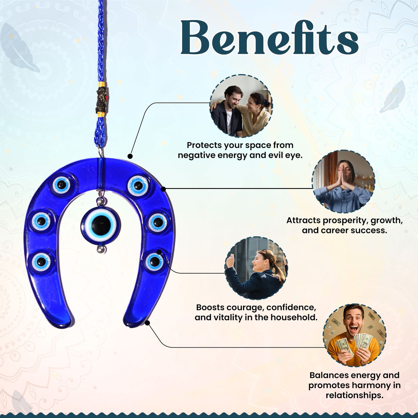 Big Horse Evil Eye Hanging