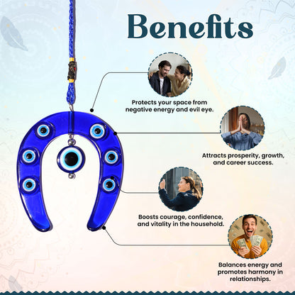 Big Horse Evil Eye Hanging