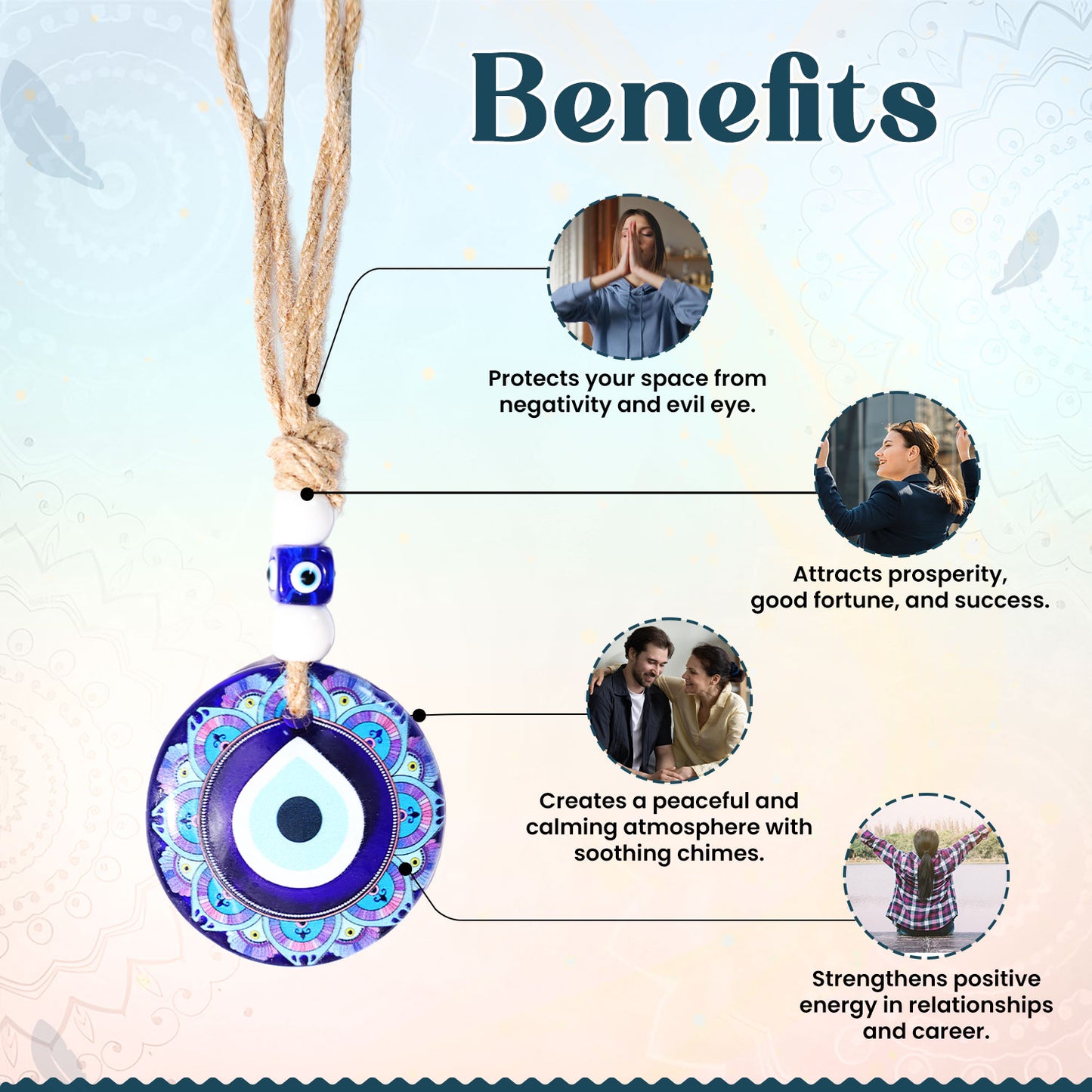 Big Living Evil Eye Hanging