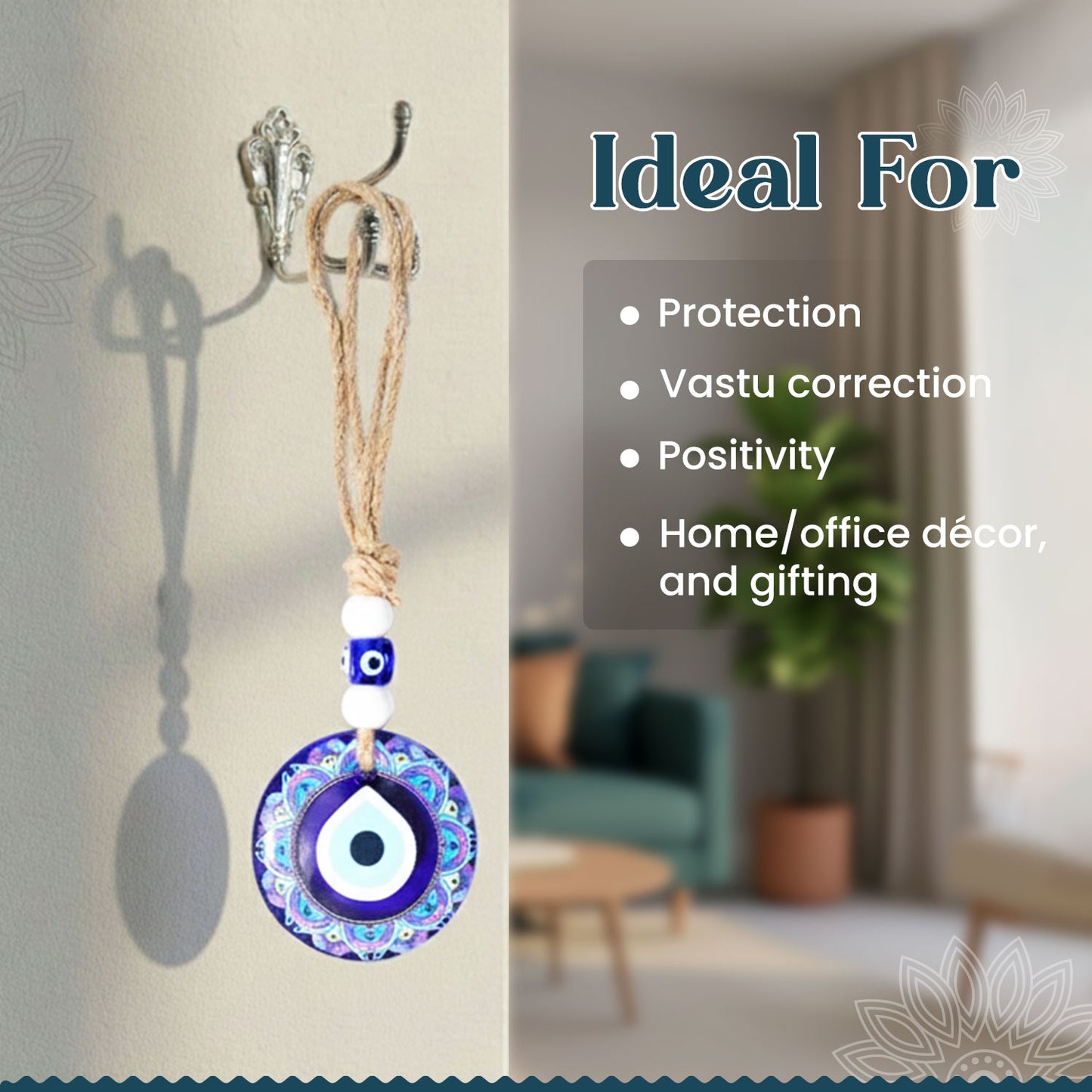 Big Living Evil Eye Hanging