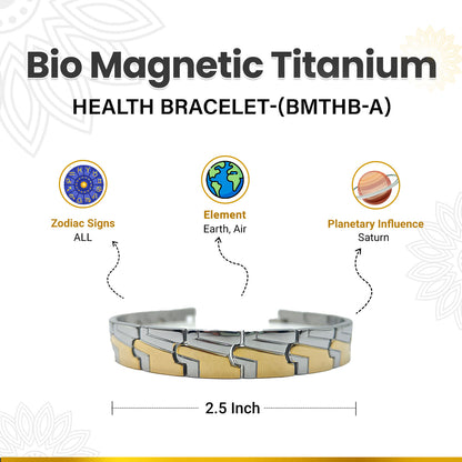 Bio Magnetic Titanium Health Bracelet- (BMTHB-A)