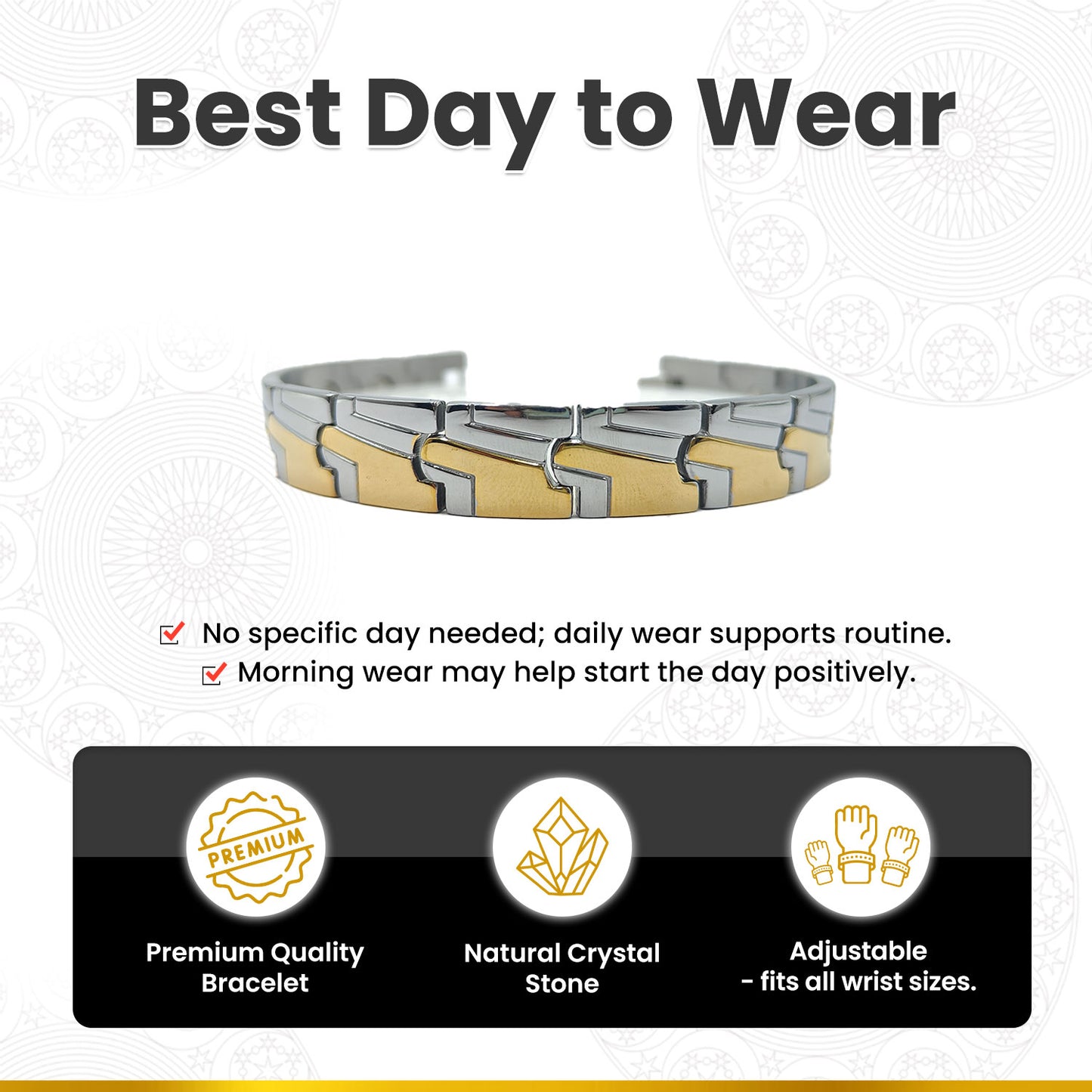 Bio Magnetic Titanium Health Bracelet- (BMTHB-A)
