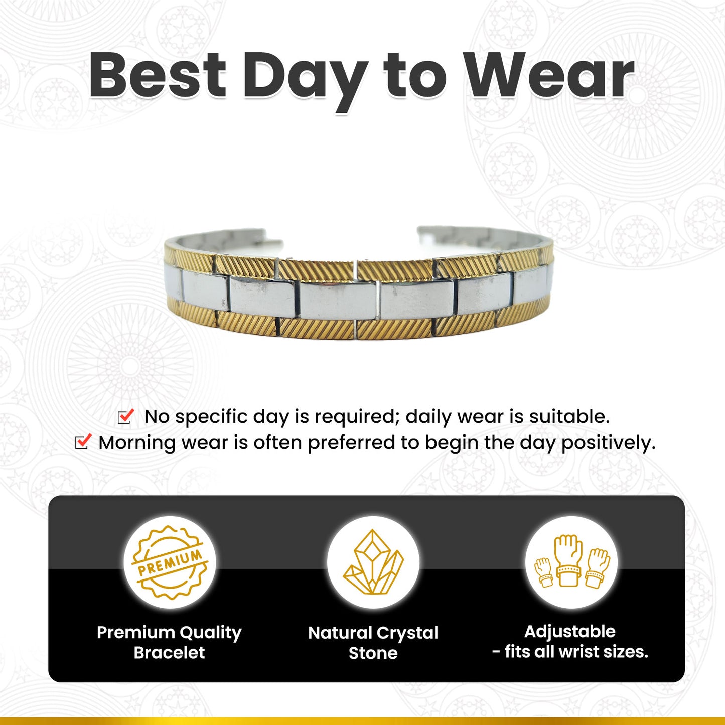 Bio Magnetic Titanium Health Bracelet-(BMTHB-B)