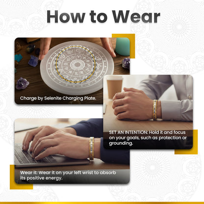 Bio Magnetic Titanium Health Bracelet-(BMTHB-B)