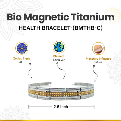 Bio Magnetic Titanium Health Bracelet-(BMTHB-C)