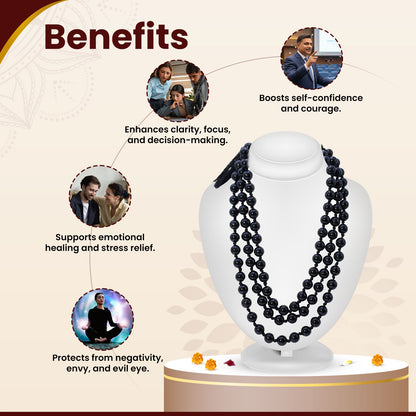 Black Obsidian Mala