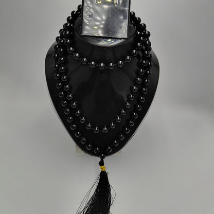 Black Obsidian Mala