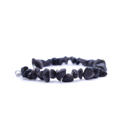 Black Agate Chips Bracelet