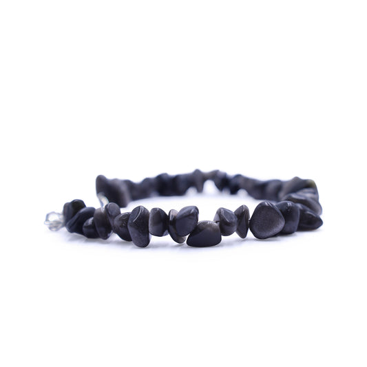 Black Agate Chips Bracelet