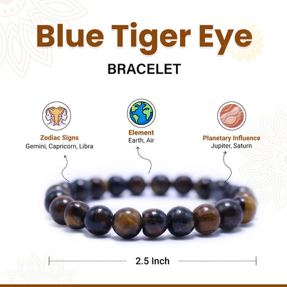 Blue Tiger Eye Bracelet