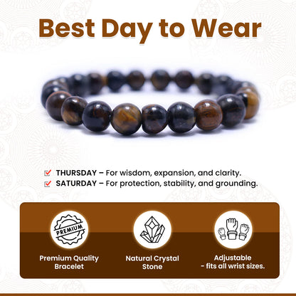 Blue Tiger Eye Bracelet
