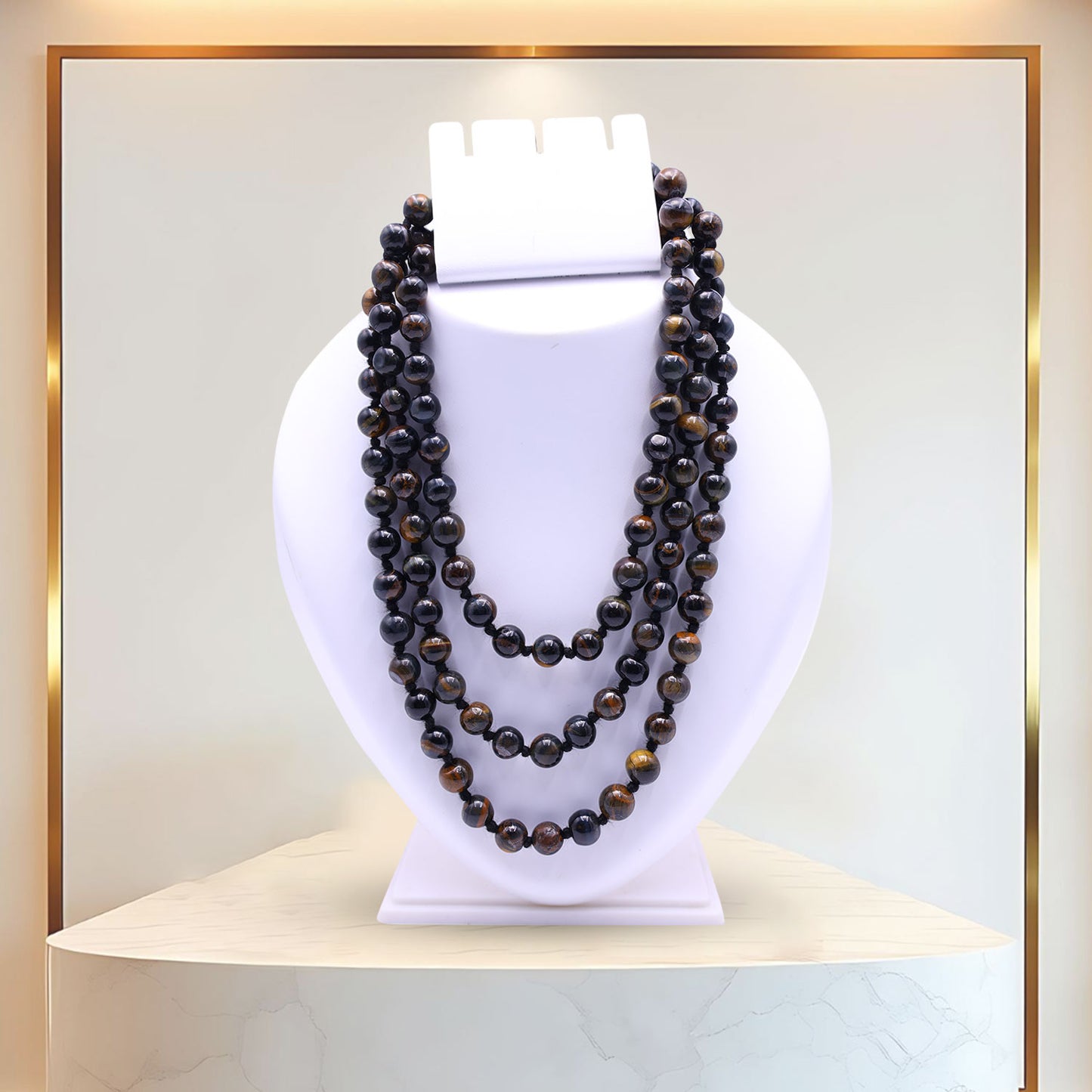 Blue Tiger Eye Mala