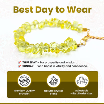 Citrine Chips Bracelet