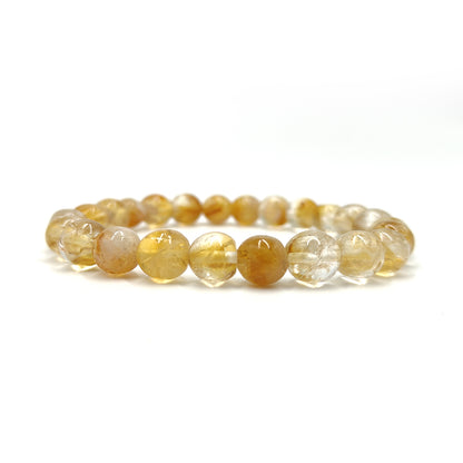 Citrine Bracelet For Prosperity & Success-(8mm)