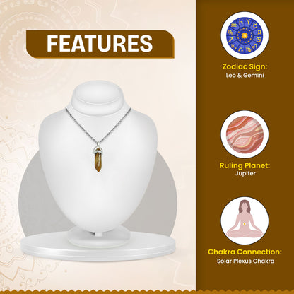 Citrine Crystal Candle Pendant