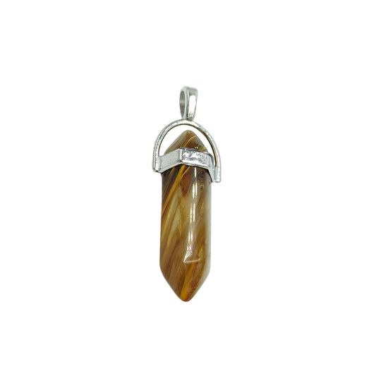 Citrine Crystal Candle Pendant