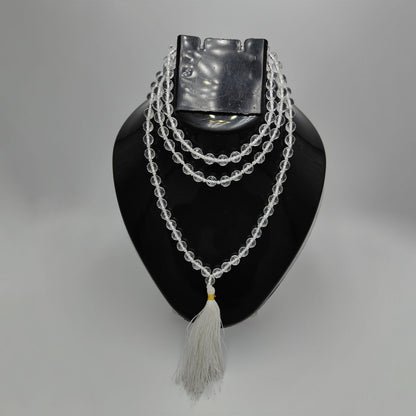Clear Quartz Mala