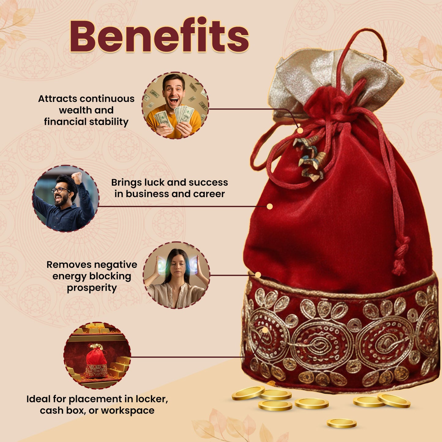 Dhan Vriddhi Potli attract wealth and financial stability