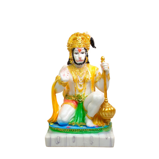 Divine Hanuman Ji Idol -Marble Dust