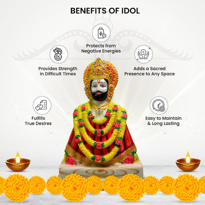 Divine Khatu Shayam Idol -Marble Dust