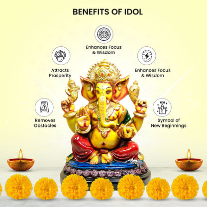 Divine Vighnaharta Ganesh Idol