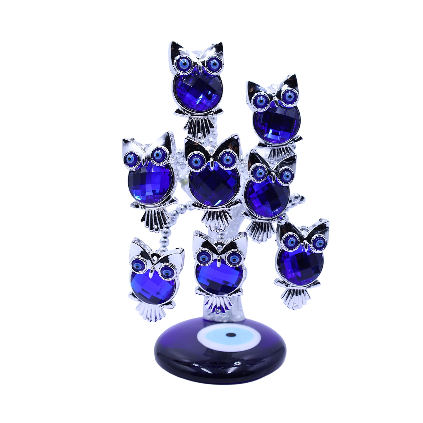 8 Owl Evil Eye Tree