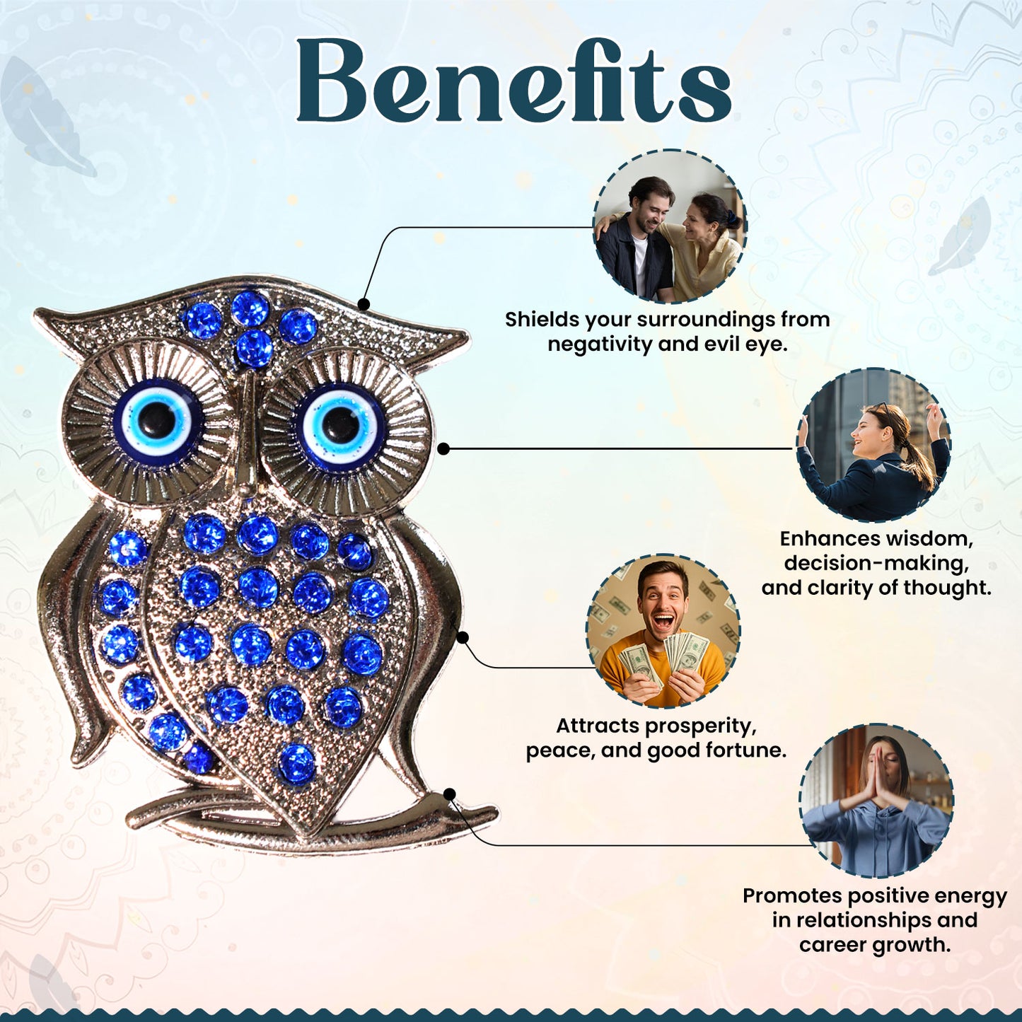 Evil Eye Owl with Magnet