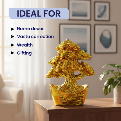 Feng-Shui Golden Coin Money Tree