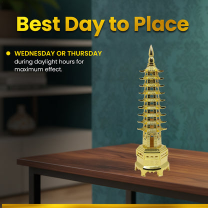 Feng Shui Education Tower Metal