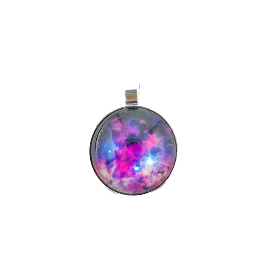 Galaxy Purple Crystal Pendant
