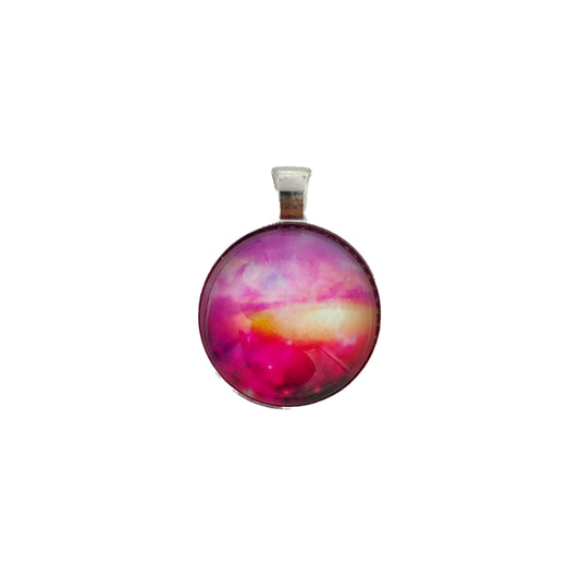 Galaxy Red Crystal Pendant