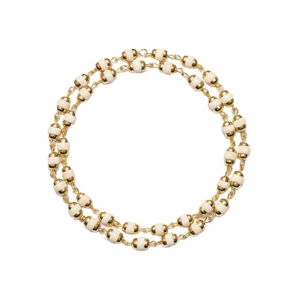 Golden Cap Tulsi Mala