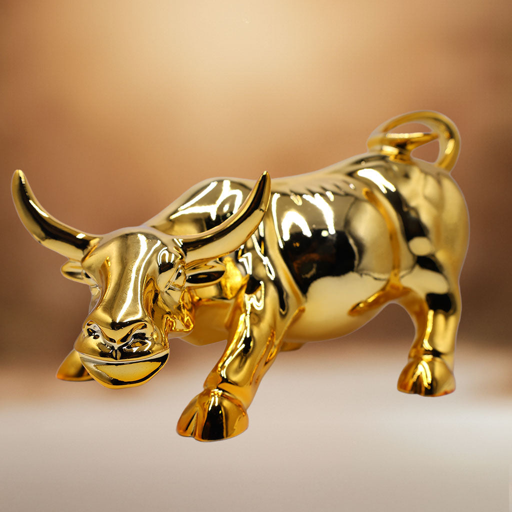 Golden Charging Bull