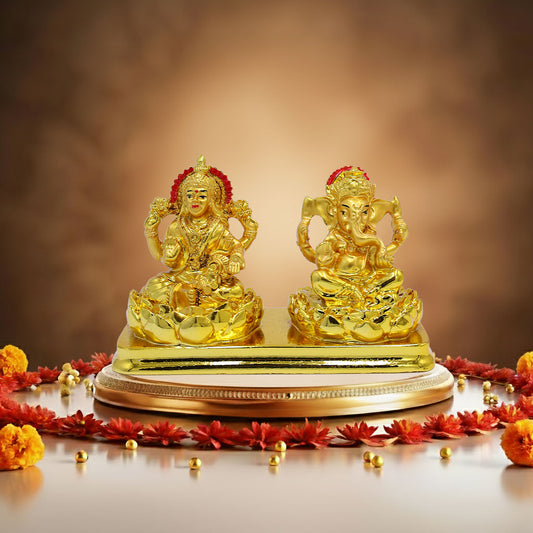 Golden Laxmi Ganesh