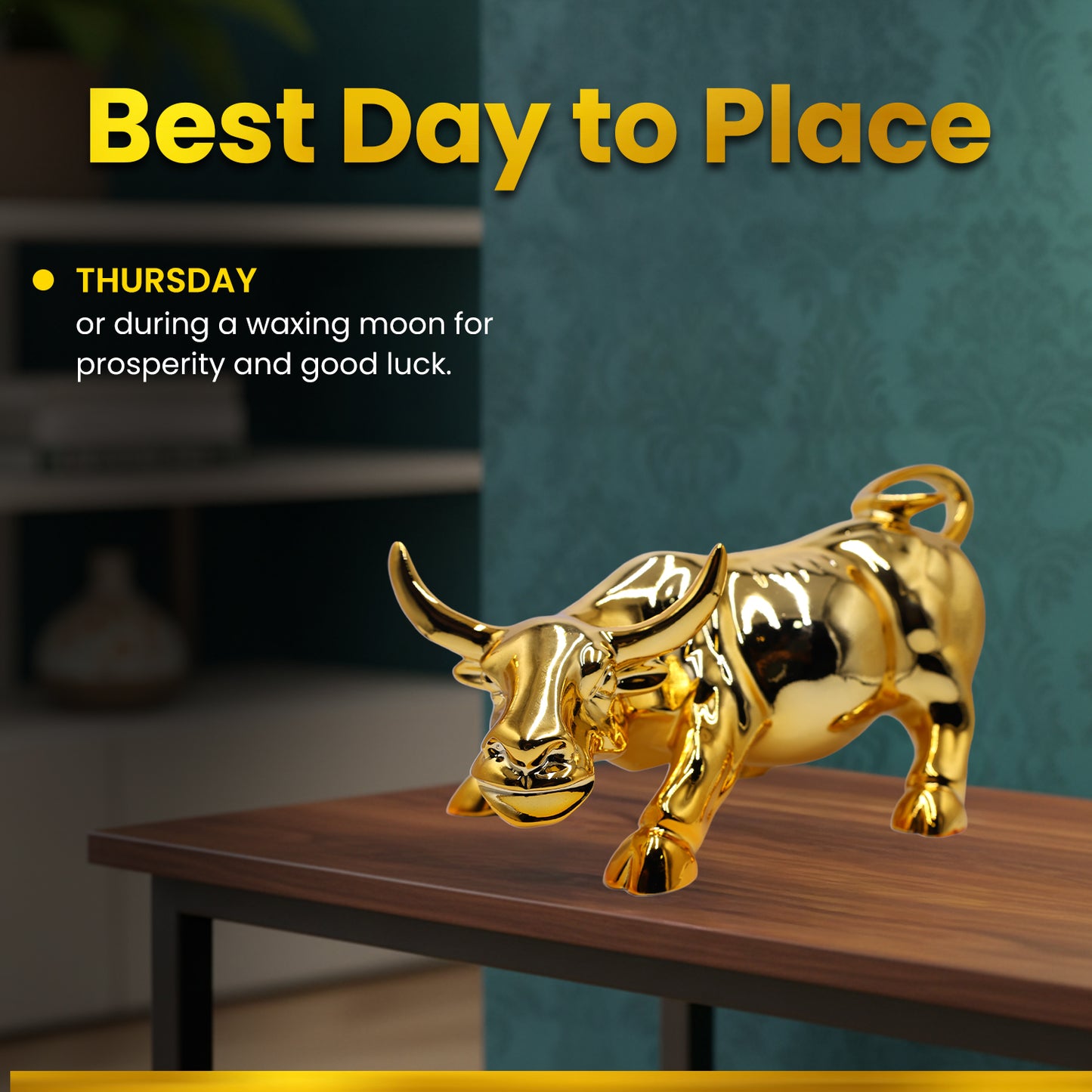 Golden Charging Bull