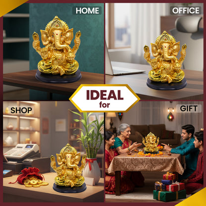 Golden Ganesh Big Size