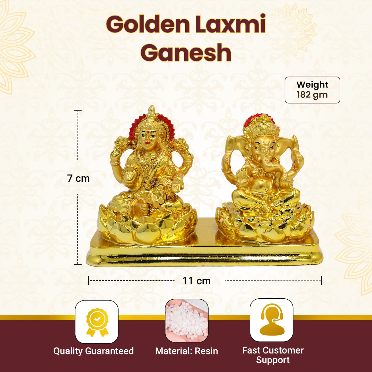 Golden Laxmi Ganesh