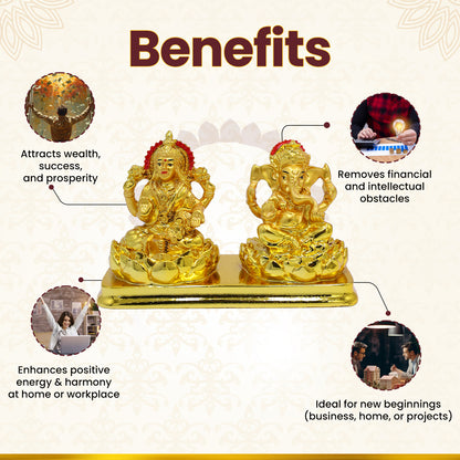 Golden Laxmi Ganesh