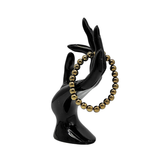 Golden Pyrite Wealth Bracelet - (8mm)