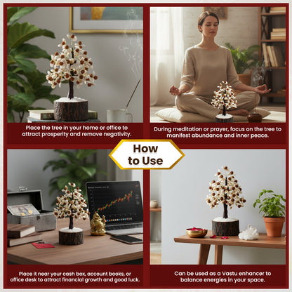 Gomti Chakra  Rudraksha Tree - 100 Beads