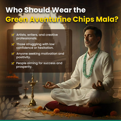 Green Aventurine Chips Mala